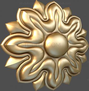 3D model Volumetric sun (STL)