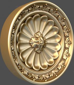 3D model Chamomile plate (STL)