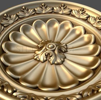 3D model Chamomile plate (STL)