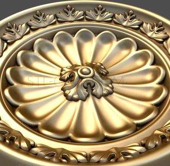 3D model Chamomile plate (STL)