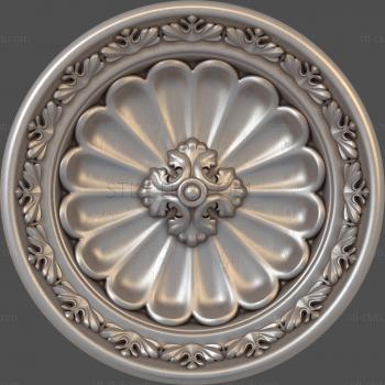 3D model Chamomile plate (STL)