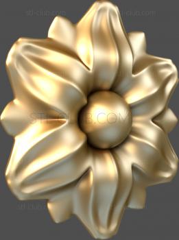 3D model Nightshade flower (STL)