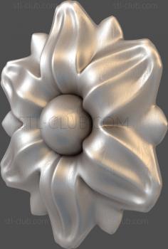 3D model Nightshade flower (STL)