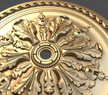 3D model Quatrefoil ceremonial plate (STL)