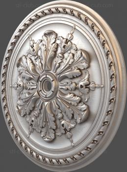 3D model Quatrefoil ceremonial plate (STL)