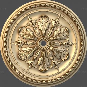 3D model Quatrefoil ceremonial plate (STL)