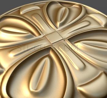 3D модель Крест с лепестками (STL)