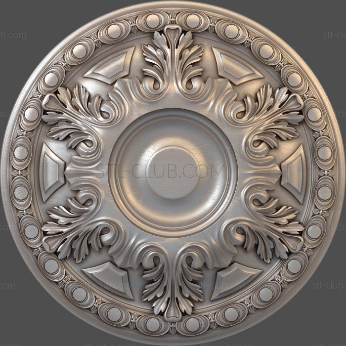 3D model Acanthus dish (STL)