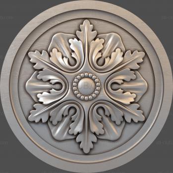 3D model Snowflake with beads (STL)