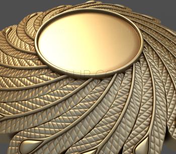 3D model Peacock feathers (STL)