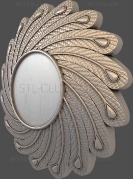 3D мадэль Павлиньи перья (STL)