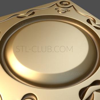 3D model Square plate (STL)