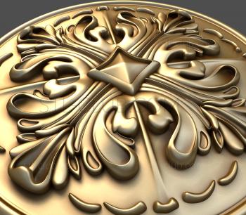 3D model Acanthus on the shield (STL)