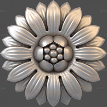 3D model Sunflower (STL)