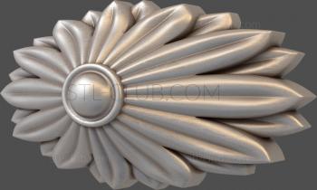 3D model Aster oval (STL)