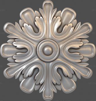 3D model Snowflake with petals-1 (STL)