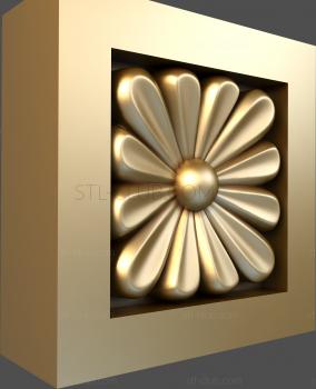 3D model Floral tile (STL)