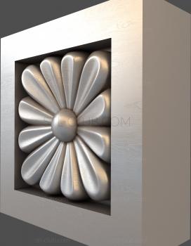 3D model Floral tile (STL)