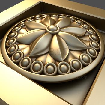 3D model Flower coin (STL)