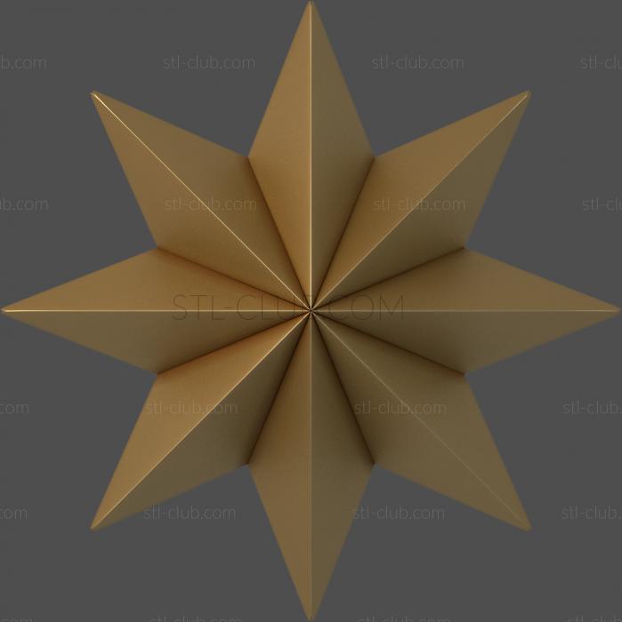 Розетки Eight-pointed star
