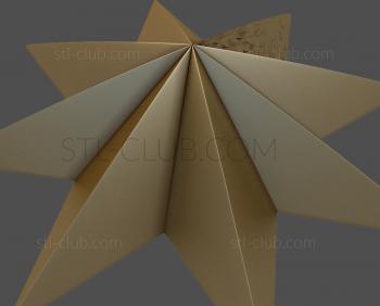 3D model Eight-pointed star (STL)