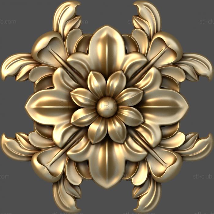 3D мадэль Садовый цветок (STL)