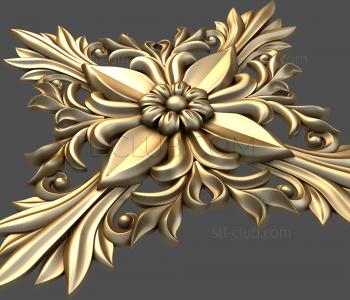 3D model Carved branches (STL)
