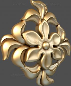 3D model Violet bouquet (STL)