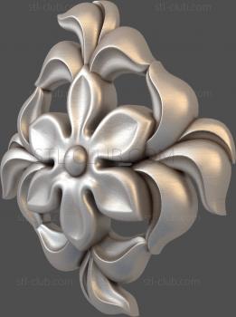 3D model Violet bouquet (STL)