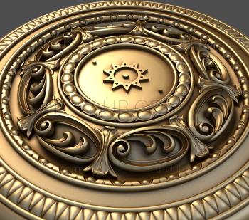 3D model Carved ovals (STL)