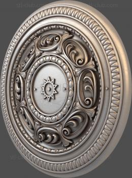 3D model Carved ovals (STL)