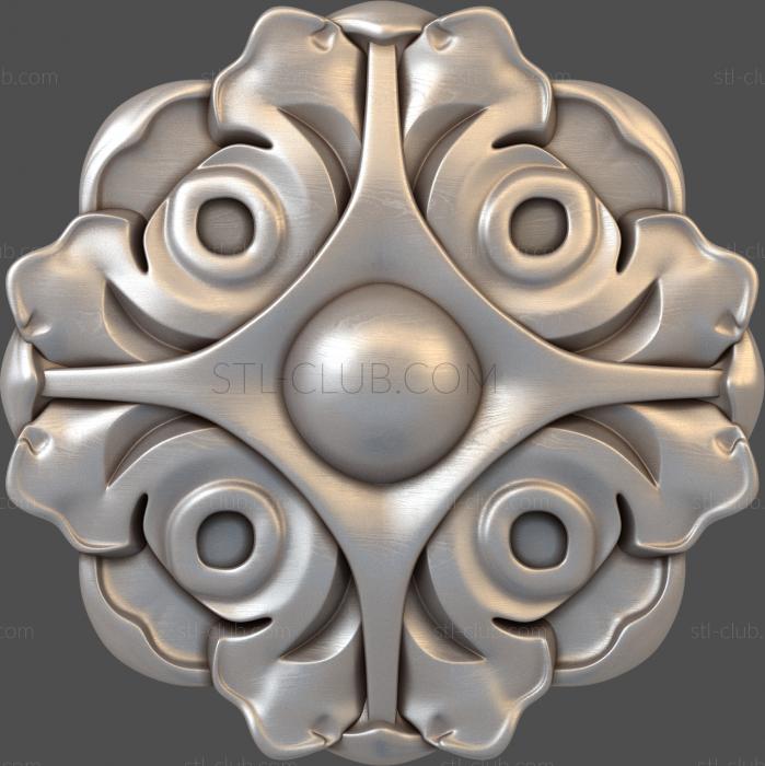 3D model Vintage button (STL)