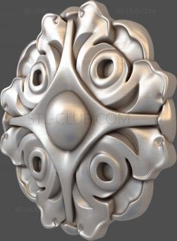 3D model Vintage button (STL)