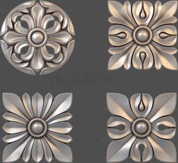 3D model Small flowers (STL)