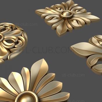 3D model Small flowers (STL)