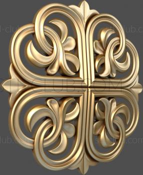 3D model Carved basella (STL)