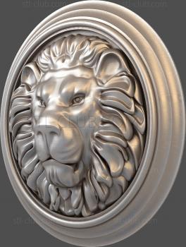 3D model Lion's head (STL)