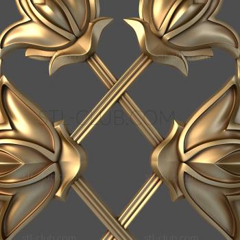 3D model Lattice with bells (STL)