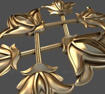 3D model Lattice with bells (STL)