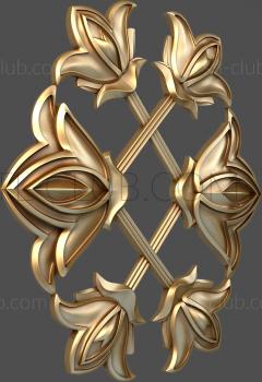 3D model Lattice with bells (STL)