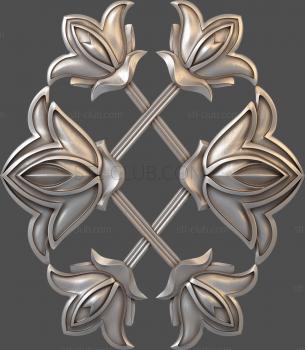 3D model Lattice with bells (STL)