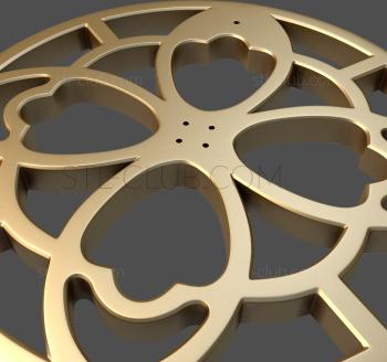 3D model Carved clover (STL)