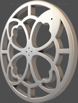 3D model Carved clover (STL)