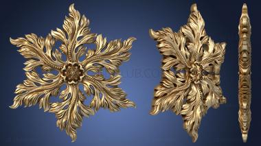 3D model Acanthus snowflake (STL)