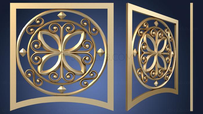 3D model Stained glass window (STL)