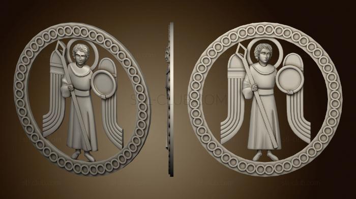 3D модель Розетка византийский орнамент (STL)