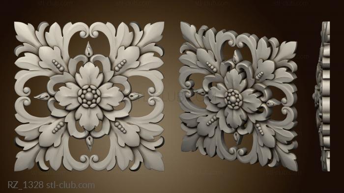 Flower-shaped decor