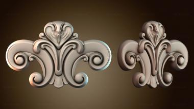 3D model Pattern at the top of the column (STL)