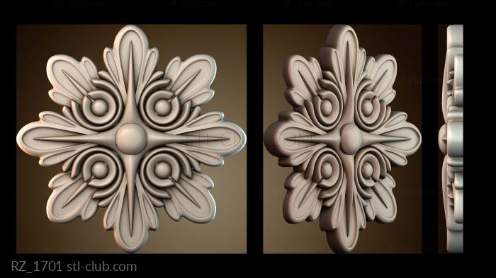 Розетки RZ_1701