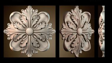 3D model Flower pattern (STL)